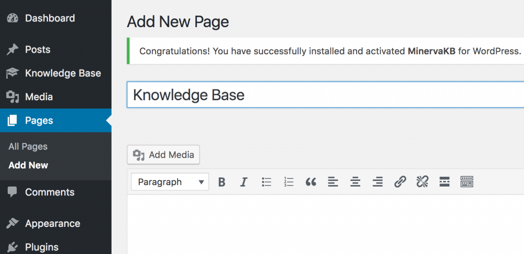 Create home page